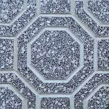 Gạch Terrazzo 400×400 bát giác màu ghi