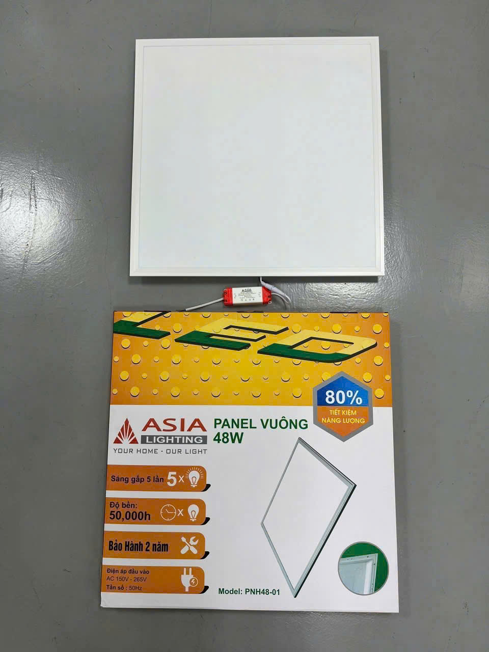 Đèn led asia Vuông 60x60cm 36w